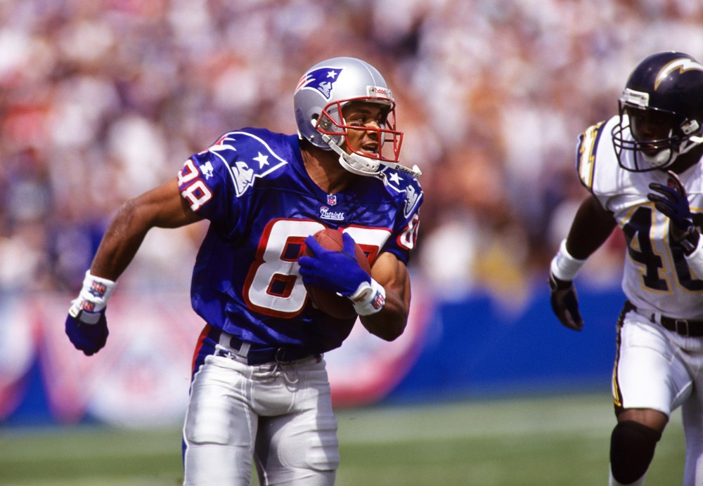 Terry Glenn caught Tom Brady's first NFL TD, ball just sold at auction