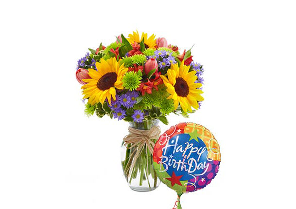 Hình hình ảnh bó hoa đẹp mắt tặng sinh nhật